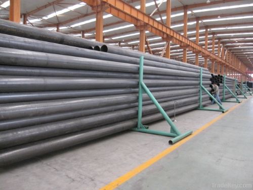 Stahlrohr Q235 ERW, das ringsum Grad Od-Größe 219mm - 820mm gerades Naht-Rohr schweißt